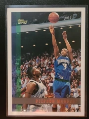 1997-98 Topps #13 Stephon Marbury Timberwolves